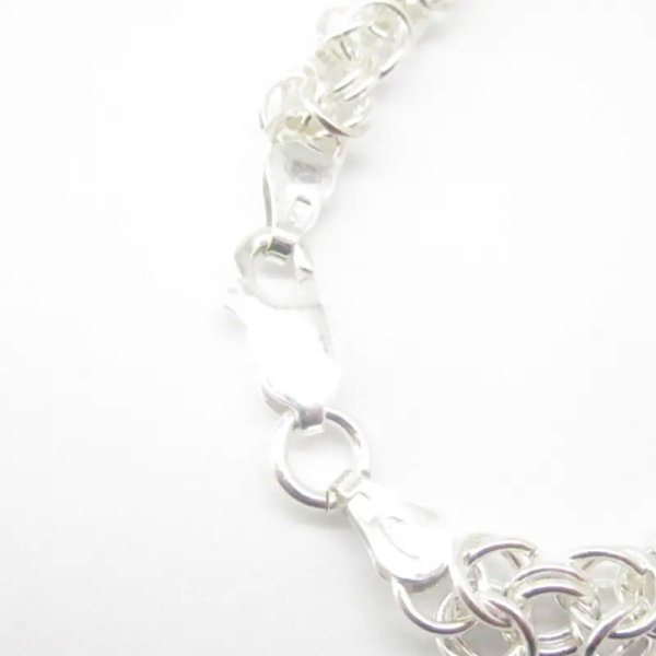 Srebro - bransoletka "BIZANTYNA" ręcznie zrobiona (19 cm, 20 cm, 21 cm)