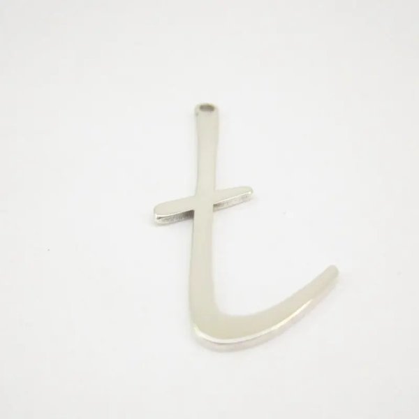 Srebro Ag - zawieszka literka Ł