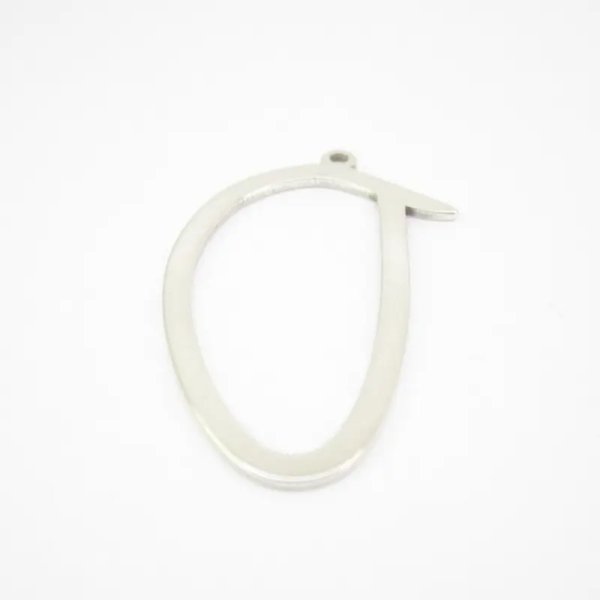 Srebro Ag - zawieszka literka O