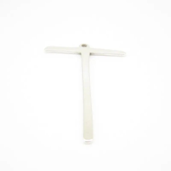 Srebro Ag - zawieszka literka T