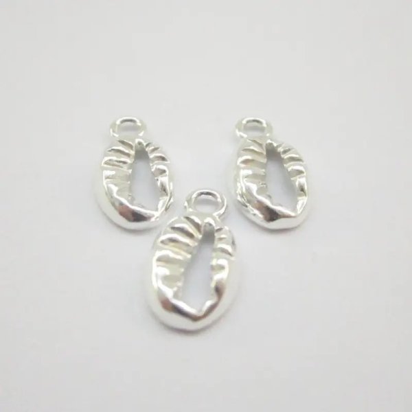 Srebro Ag - zawieszka 8x6 mm muszelka