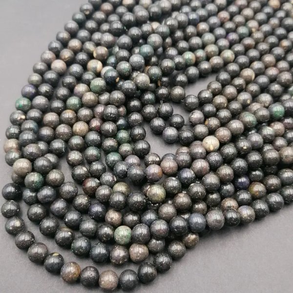 Opal Ognisty kulki (sznur) - 6 lub 6,5 mm