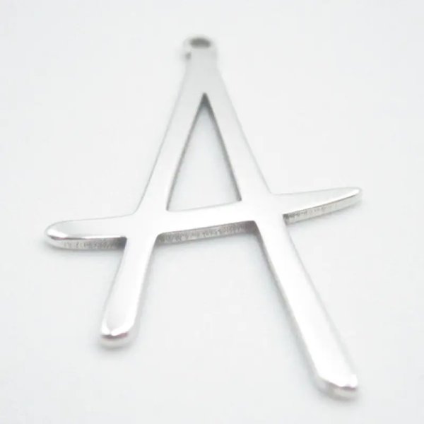 Srebro Ag - zawieszka literka A