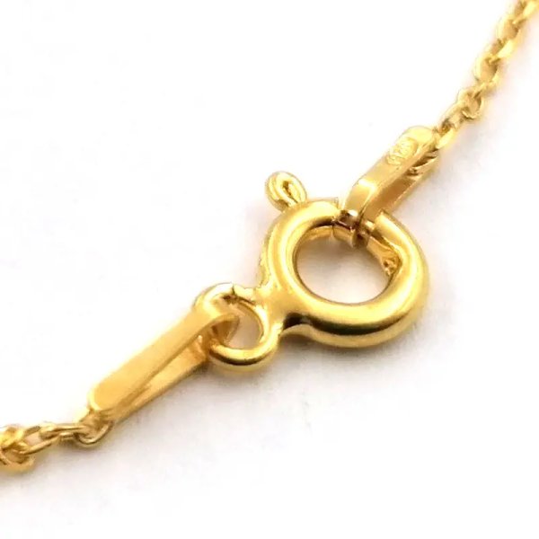 Bransoletka 19cm - srebro złocone