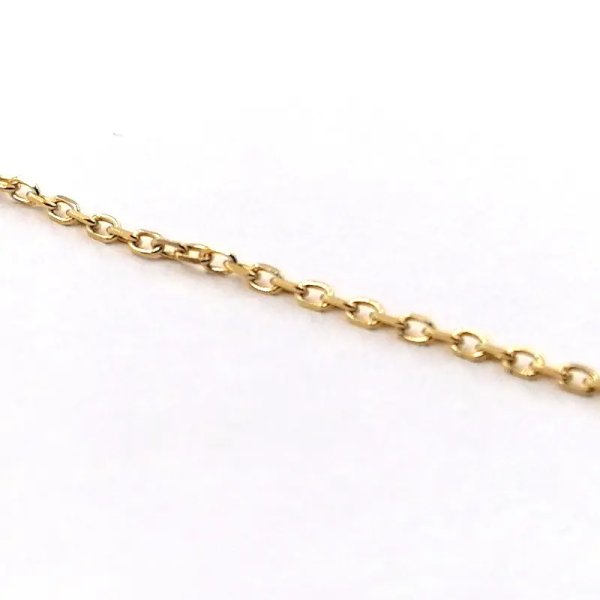 Łańcuszek Anker 40cm - srebro złocone