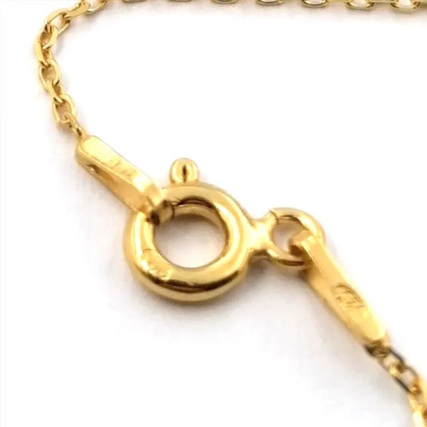 Łańcuszek Anker 40cm - srebro złocone