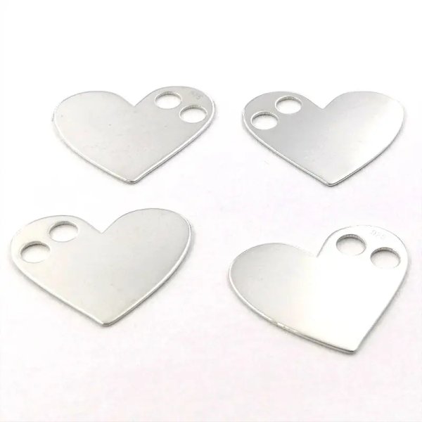 Srebro Ag - blaszka celebrytka 16x13mm  