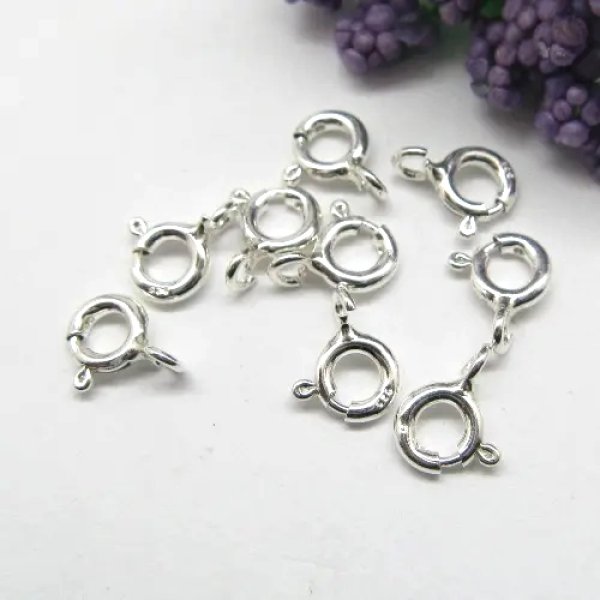 Srebro Ag - zapięcie typu federing 5mm  