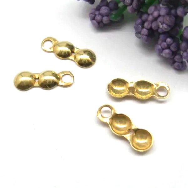 Srebro Ag Złocone - łapaczki 12x4mm(para)  