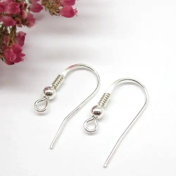 Srebro Ag - bigle otwarte 20x9mm (para)