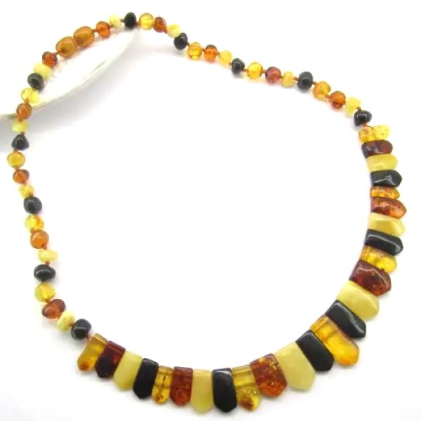 Naszyjnik - Kleopatra - mix Bursztynów