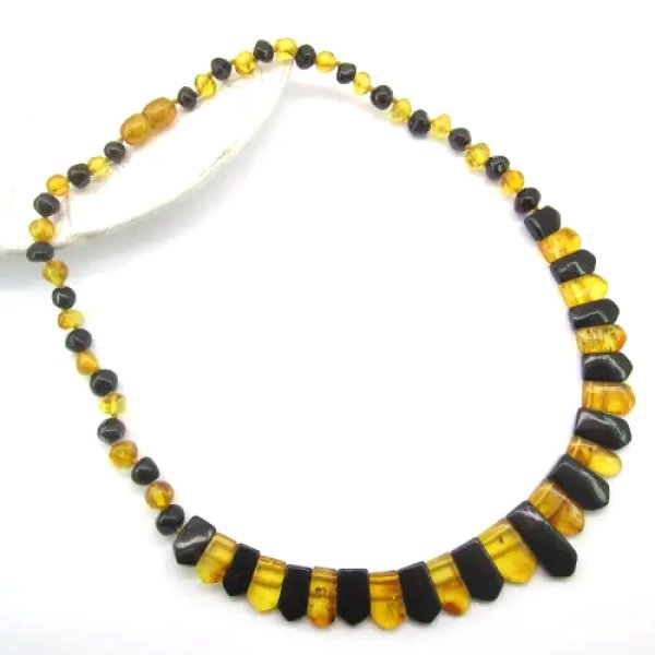 Naszyjnik - Kleopatra - mix Bursztynów