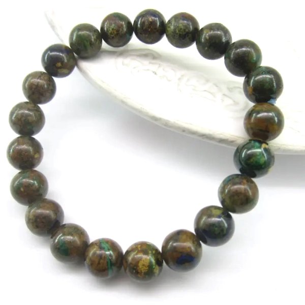 Azuryt 9mm - bransoletka (sztuka)