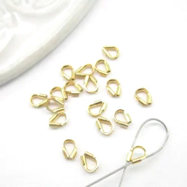 Srebro Złocone Ag - Element do zakończenia korali