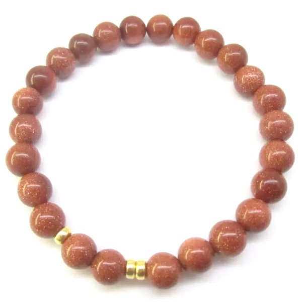 Piasek Pustyni i srebro złocone - bransoleta 19 cm