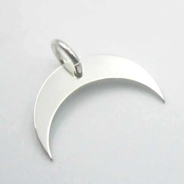 Srebro Ag - zawieszka księżyc