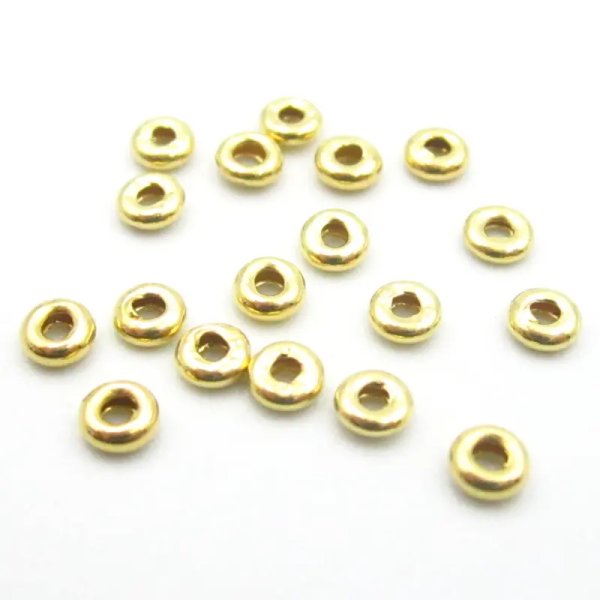 Srebro złocone Ag - oponka 3x1mm  