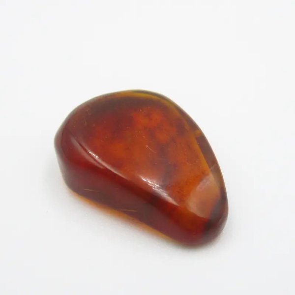 Koniakowy Bursztyn 19x14x6 mm zaokrąglony trapez