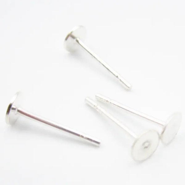 Srebro Ag - sztyfty do wklejania (para) (różne rozmiary)