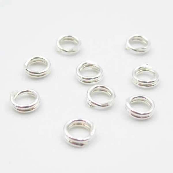 Srebro Ag - sprężynki 4 mm 