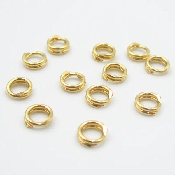 Srebro Złocone Ag - sprężynka 4 mm 