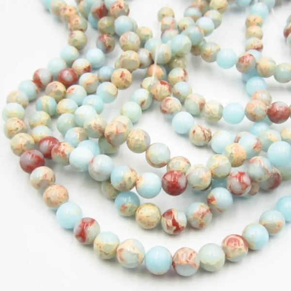 Agat shoushan - kulki 8 mm (sznur)