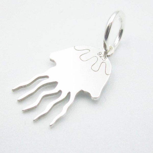 Srebro Ag - element ozdobny meduza 15x9mm