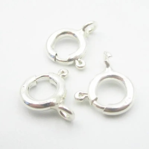 Srebro Ag - Zapięcie typu federing 8mm