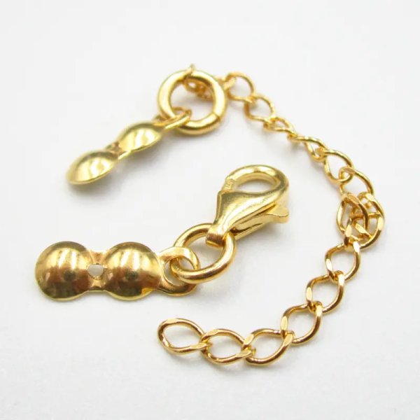 Srebro Ag Złocone - zestaw do zakończenia biżuterii