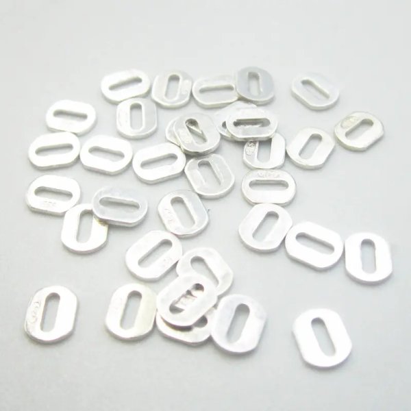 Srebro Ag - blaszka 925 4x3 mm  