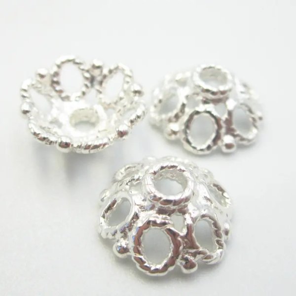 Srebro Ag - czapeczka ozdobna 11mm  