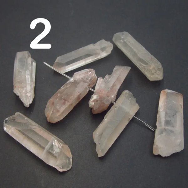 Kryształ Górski  - nieregularne  sople (sztuka)