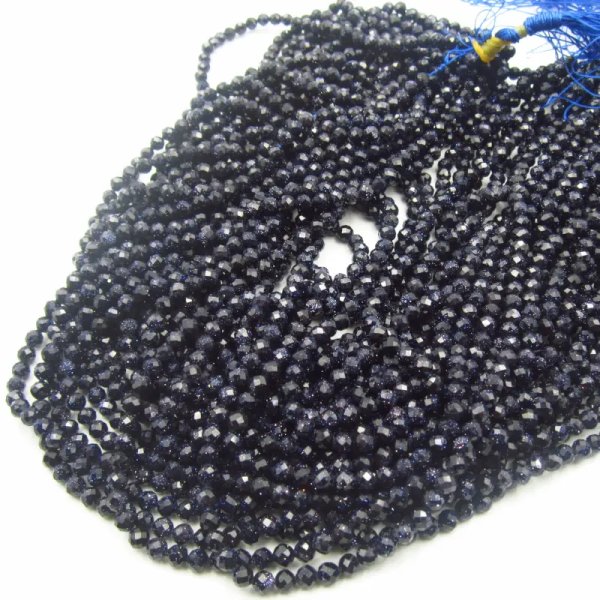 Noc Kairu - fasetowana kula 3 lub 4 mm (sznur) 