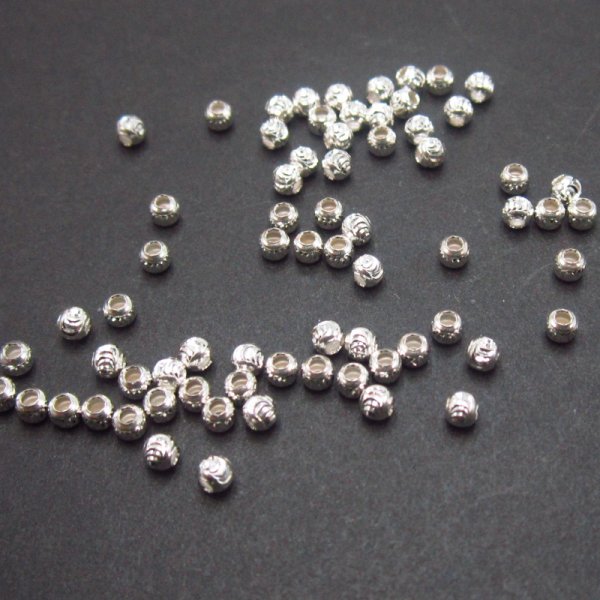 Srebro Ag - kulka ozdobna 2,2mm  