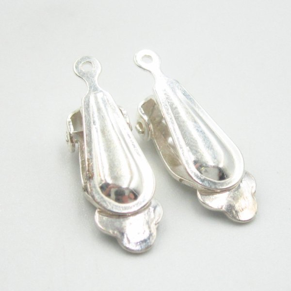 Srebro Ag - baza pod klipsy (para)