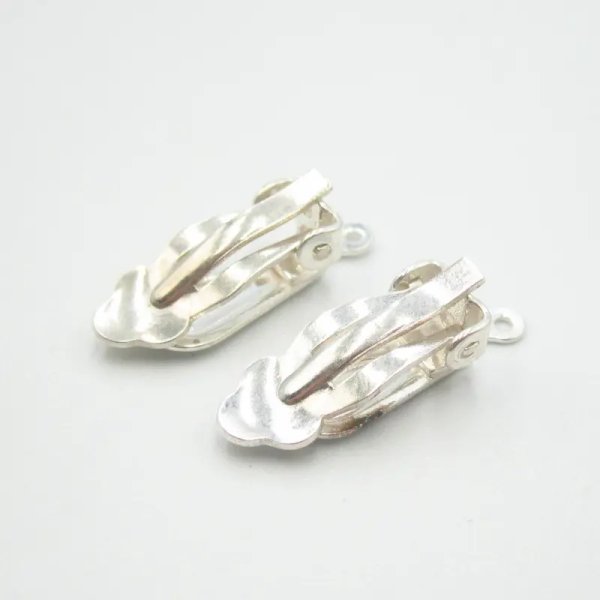 Srebro Ag - baza pod klipsy (para)