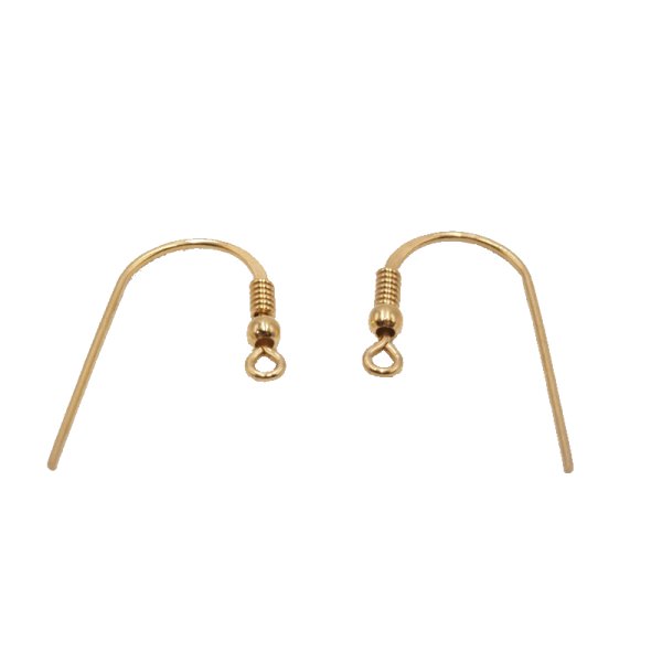 Srebro Ag Złocone - bigle otwarte 24x13 mm (para)