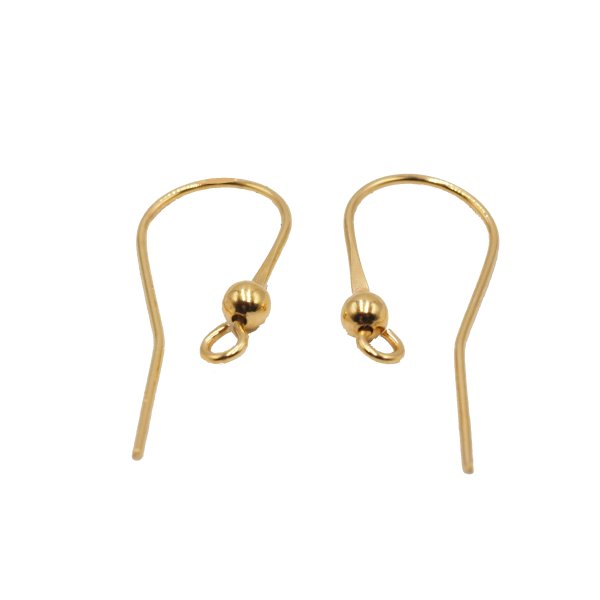 Srebro Ag Złocone - bigle otwarte 26x10 mm (para)