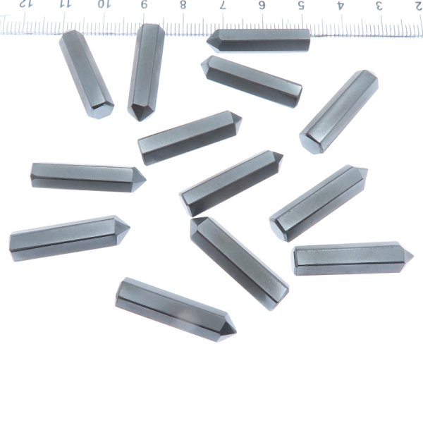 Hematyt  - sople niewiercone 25x6mm (sztuka)