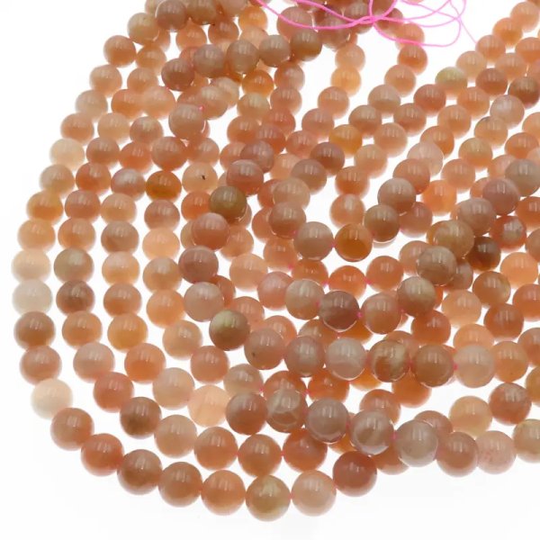 Kamień Słoneczny  kula 8 mm (sznur)