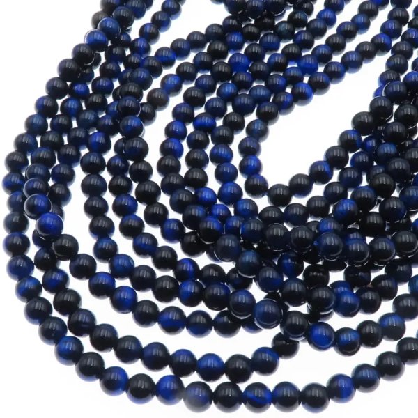 Tygrysie oko niebieskie - kulki 6 mm