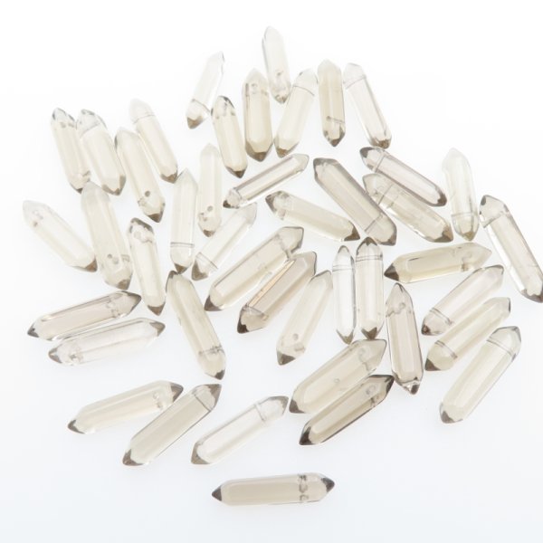 Kwarc Dymny - sople wiercone 25-28x6mm (sztuka)