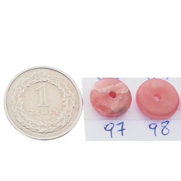 Rodochrozyt 12 mm donut (donat) (różne kamienie do wyboru)