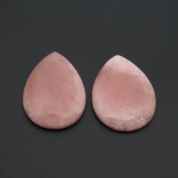 Rodochrozyt 19-19,5x15x3 mm łzy (para) (różne pary do wyboru)