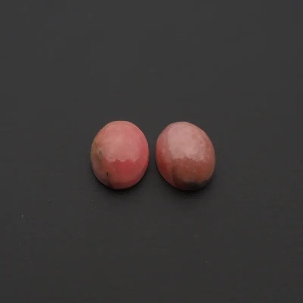 Rodochrozyt 10x8 mm owal (para) (różne pary do wyboru)