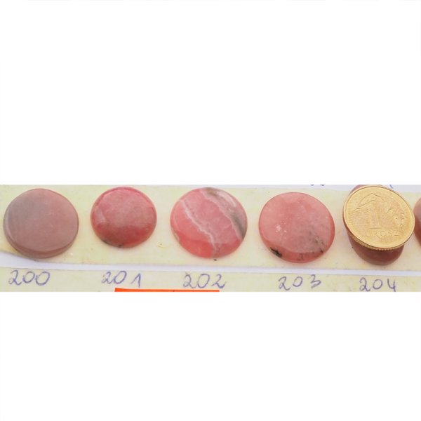 Rodochrozyt 14-17 mm okrągły (różne kamienie do wyboru)