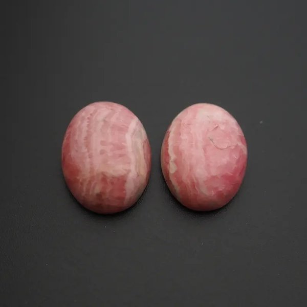 Rodochrozyt 16-18x12-13x6-7 mm owal (para) (różne pary do wyboru)