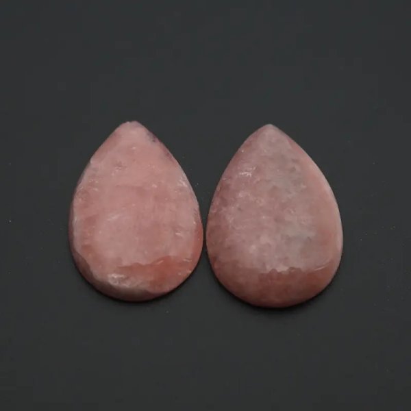 Rodochrozyt 19-19,5x14x3-3,5 mm łzy (para) (różne pary do wyboru)