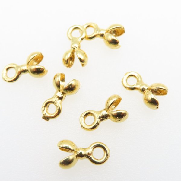 Srebro Złocone Ag - Element do zakończenia korali