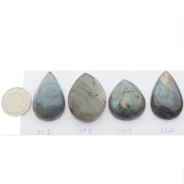 Labradoryt 31-41x21-28 mm (sztuka) łza (różne kamienie do wyboru)